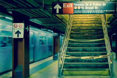 NYC train station accident