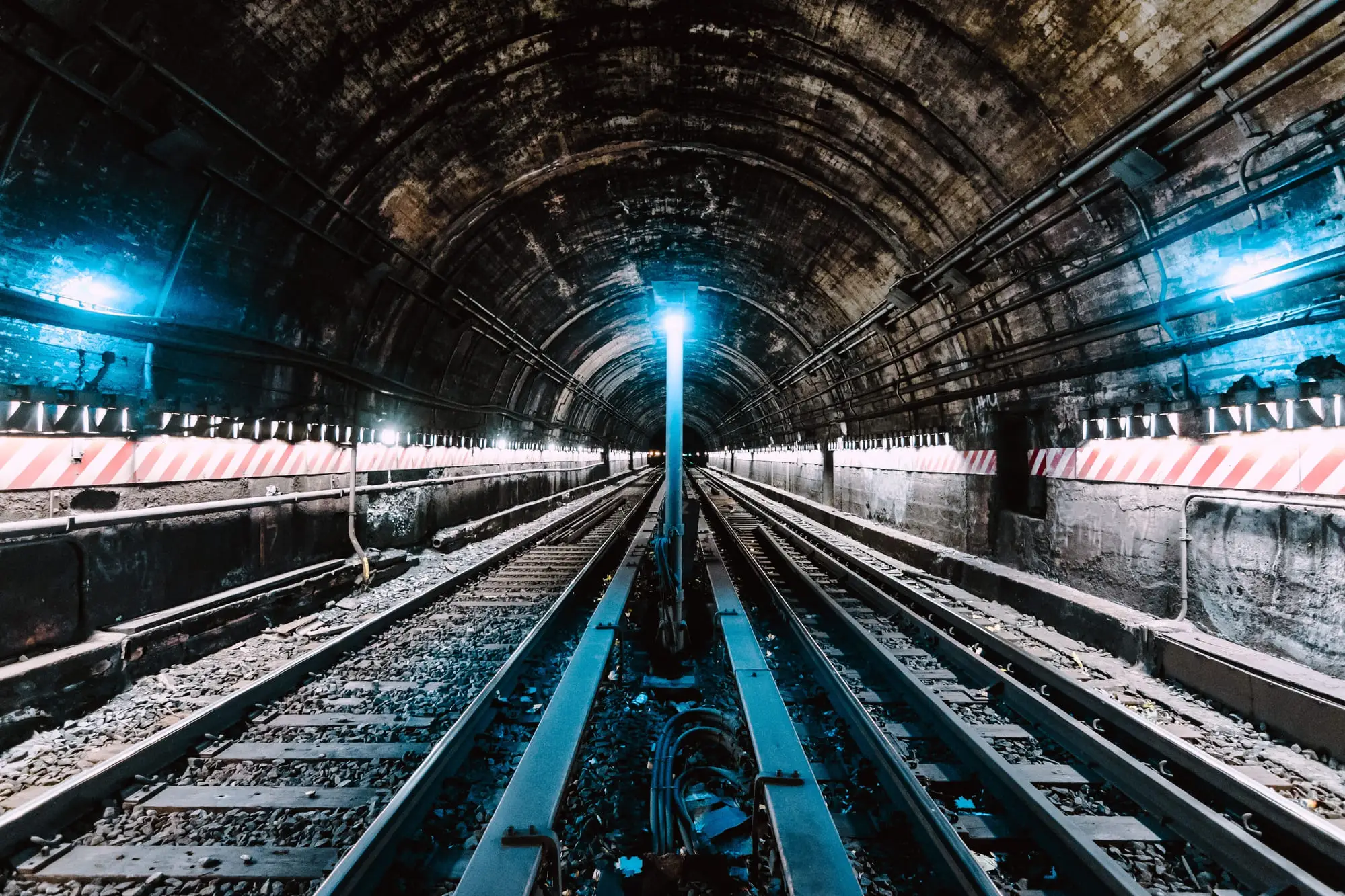 NYC Subway tunnel to emergency exit