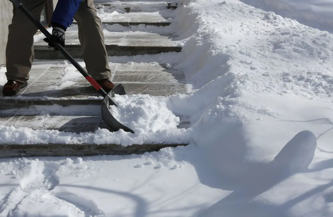 Snow and Ice Covered Sidewalks in NYC