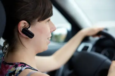 talking on the phone while driving