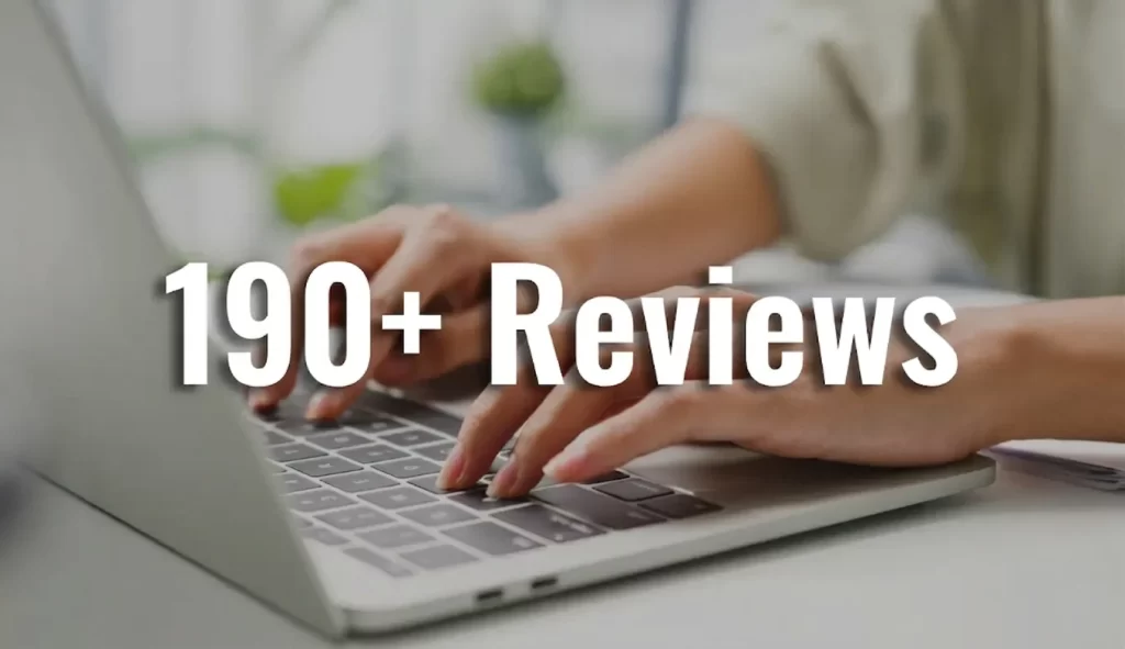 190+ Reviews of Our Clients to Our Firm