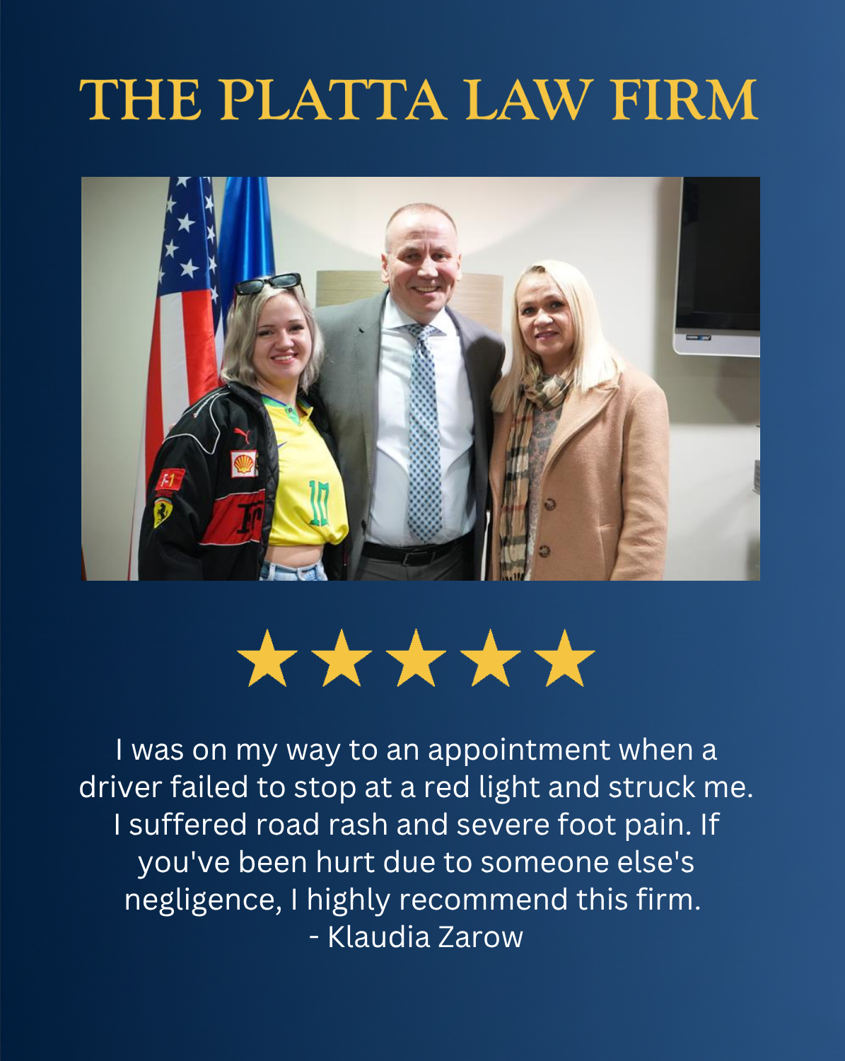 Client Testimonial Slide Klaudia Zarow